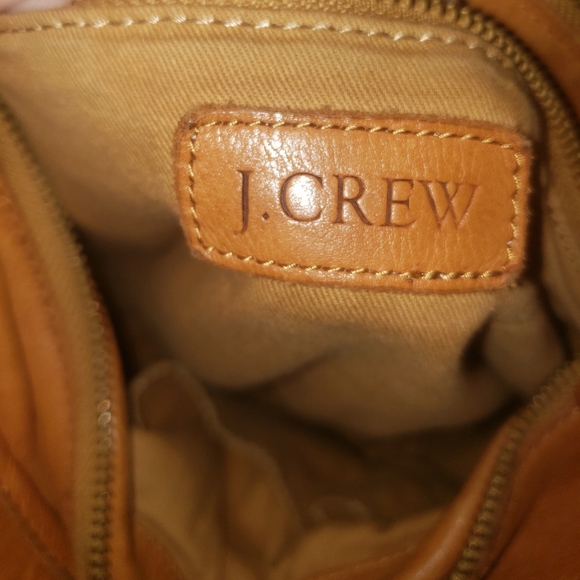 J CREW LEATHER SHOULDER BAG GUC - Picture 2 of 8